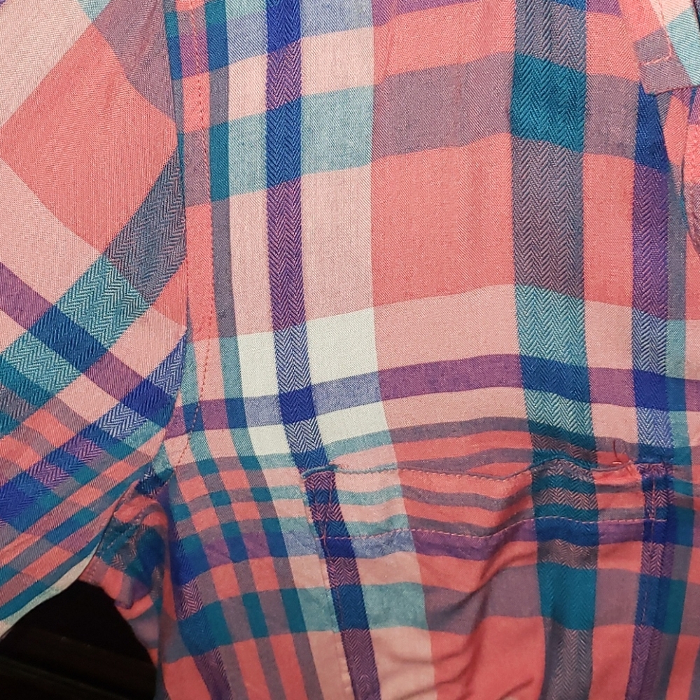 Plaid Button-Up - Picture 3 of 4